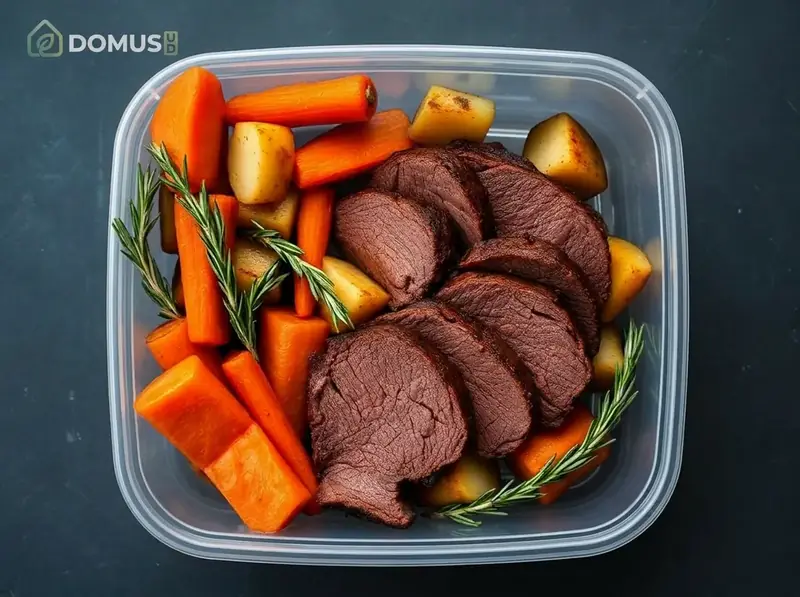 Carne Assada com Legumes