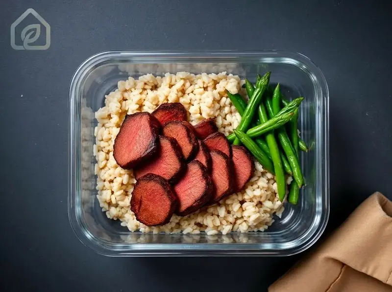 Carne Magra com Arroz Integral